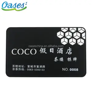 Cao cấp khắc carbon hiệu ứng thép không gỉ đen thẻ kinh doanh kim loại