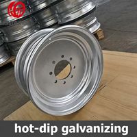 Pièces industrielles, vente directe d'usine, roues en acier et alliage d'aluminium pour camions légers, modèle 17.5X6.75, épaisseur du disque 8/10 mm, déport des pneus