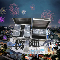 Fontaine à étincelles froides DMX en poudre de titane électrique, machine à étincelles pyrotechniques pour fêtes et mariages