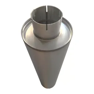 Silenciador universal de camión de escape resonante con abrazadera para montaje universal en sistema de escape de camión - Product Image 4