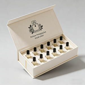 Caja de Regalo Magnética Rígida Personalizada de Lujo con Inserto para Botellas de Perfume, Empaque para Regalos - Product Image 5