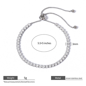 Pulsera Clásica de Eslabones Múltiples, Chapada en Oro de 18K, Acero Inoxidable, Joyería Unisex de Moda, 165mm+3mm - Product Image 3