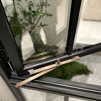 Fenêtre à rupture de pont thermique pour maison passive, résistance au vent, étanchéité, isolation phonique, isolation thermique, villa de luxe