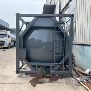 Conteneur-citerne ISO 20 pieds en acier inoxydable pour liquides chimiques, avec revêtement PE, pour le transport de sodas et d'acides - Fournisseur d'usine - Product Image 5