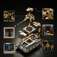 12GO 97059 2026 Nouveau MOC Modèle de Char V à l'échelle 1/28 Kits de Briques Éducatifs pour Adultes Cadeaux 1678 Pièces Ensembles de Blocs de Construction