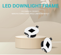 Aluminium GU10 Downlight Frame Wall Washer Encastré MR16 Spotlight Housing 75mm LED Downlight Frame
