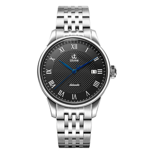 Reloj de Pulsera Mecánico Premium para Caballero, Caja de Acero Inoxidable Resistente al Agua, Esfera con Números Romanos, Reloj de Lujo - Product Image 3