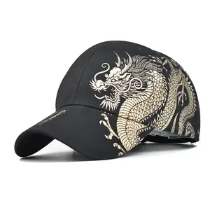 Hip Hop baseball cap man brand designer caps men Outdoor Fashion Dragon Hat Men's Sun Cap 2024 New Fashion Chinese Couple Hats