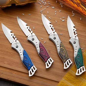 Couteau pliant multifonctionnel OEM personnalisable en acier inoxydable avec manche en Micarta et lame à pointe tombante pour usage extérieur - Product Image 2