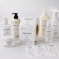 Étiquettes cosmétiques imprimées imperméables de haute qualité, fabriquées sur mesure en usine, étiquettes d'emballage pour huiles de soin de la peau, étiquettes pour flacons d'essences liquides