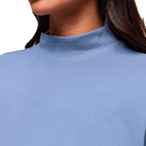 Camiseta de Manga Larga de Color Sólido Personalizable para Mujer, para Principios de Otoño, Combinada con Camiseta Larga Informal Holgada de Algodón para Mujer - Product Image 4