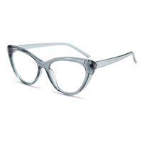 Bingkai Kacamata Miopi TR90 Ringan Model Cat-Eye Trendi Fashionable Unisex Retro Polos Grosir Kacamata