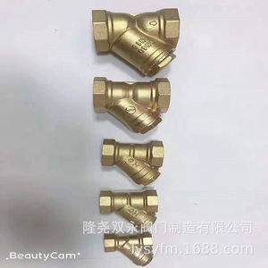ตัวกรองทองเหลืองเกลียว Longyao Woyu รุ่น GL11W-16T DN25 PN16 สำหรับท่อน้ำ - Product Image 4