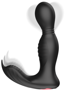 Rung Xoay Ngọ nguậy Tuyến Tiền Liệt Vibrator Hậu Môn Đồ Chơi Có Thể Sạc Lại Mông Cắm P Tại Chỗ Vibrator Với Điều Khiển Từ Xa Cho Nam - Product Image 5