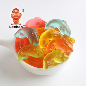 Halal Bulk <strong>Sweets</strong> and Candies Fish Shape Jelly Gummy Candy Multicolored Candies Manufacturer - Product Image 1