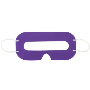 Masque oculaire VR sanitaire jetable d'une seule pièce violet noir VR Face Cover