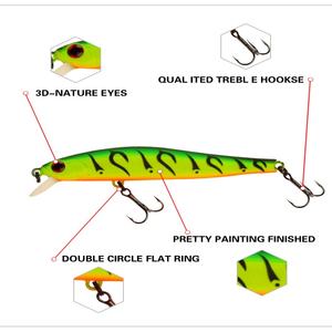 Señuelo Flotante SNEDA de 70mm/5.5g, ABS, Tipo Minnow, Venta al por Mayor de Fábrica para Pesca en Agua Dulce y Salada - Product Image 2