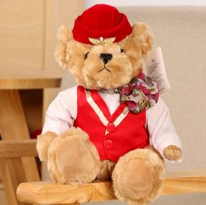 เครื่องแบบตุ๊กตาผ้าขนนุ่มแบบออกแบบโลโก้ได้ตามต้องการตุ๊กตาสัตว์ยัดนุ่นของขวัญสำหรับเด็กกัปตันตุ๊กตาหมีเท็ดดี้แบร์ - Product Image 6