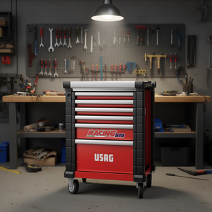 Armoire à outils USAG Racing 519 à 6 tiroirs, chariot de rangement roulant pour atelier - Product Image 3