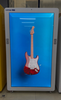 Gabinete Holográfico Transparente 3D con Interacción Humana Digital Virtual con IA y Logotipo Personalizado para Turismo Cultural, Museos y Educación