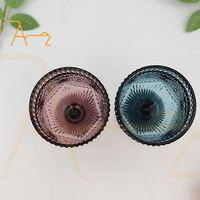 Vintage gobelets verre à vin tasse de luxe personnalisé couleur verrerie fête décoration rétro tournesol motif vin gobelet pour mariage