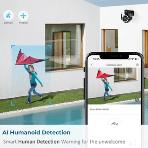 Camhipro <span class=keywords><strong>Camera</strong></span> vòm theo dõi tự động 5MP Zoom quang học 5x 2.4G 5G băng tần kép 4G an ninh 5g Wifi tích hợp còi báo động cho trang trại văn phòng tại nhà - Product Image 6
