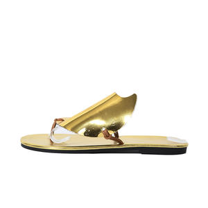 Sandalias Planas de Verano para Mujer, Zapatos de Playa, Tendencia de Moda, Tallas Grandes, Pantuflas de Cuero <span class=keywords><strong>Mango</strong></span> de Calidad para Mujeres y Damas - Product Image 2