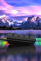 68-Key RGB dapat diisi ulang tiga Mode Keyboard Gaming untuk Bluetooth nirkabel USB Gateron/Kailh Axis struktur mekanis baru