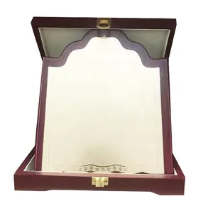 멋진 모양 카타르 시장 나무 플라크 보드 선물 상자