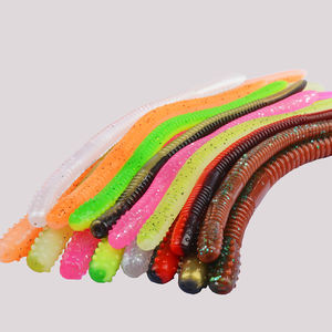 תולעת noodle פיתיון רך-חסר משקל שוקע עפר תולעת פיתיון ל טיפה <span class=keywords><strong>rig</strong></span> bass & מנדרין דגים - Product Image 2