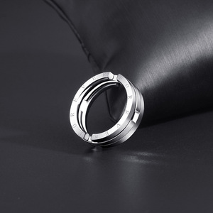 Collana con Anello a Forma di Bocca di Pesce in Acciaio Inossidabile alla Moda, Accessori di Gioielleria per Uomo - Product Image 4