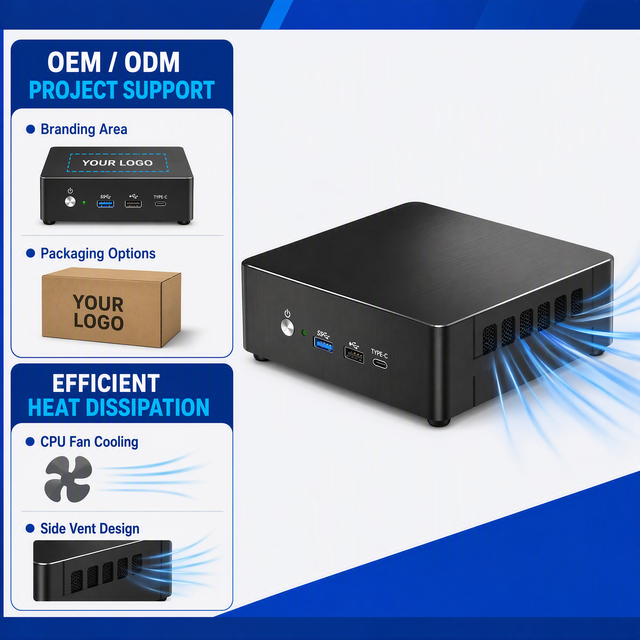 Powerful Mini PC Intel Core I9 13900H 64GB RAM 2TB SSD NVMe 4.0 Iris Xe Graphics 4K Triple Display Desktop Computer PC Unit
