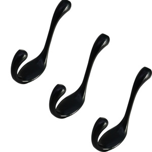Hongzun Photo Frame Aluminum Alloy Double Hook Wall Mounted <b>Rust</b> Resistant European Style Coat Hook Round Shape - Product Image 4