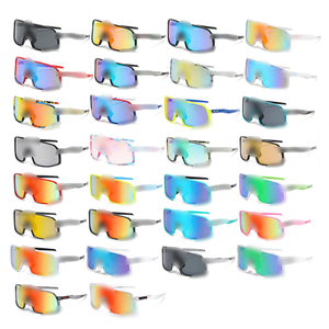 Lunettes de Soleil Grande Monture PC Monobloc Tendance Surdimensionnées pour Femmes UV400, Marque de Luxe pour Hommes, Lunettes de Soleil Haute Qualité en Gros - Product Image 1