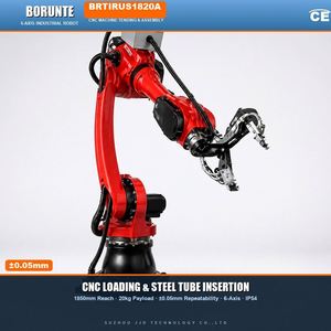Bras robotisé Borunte BRTIRUS1820A à 6 axes, portée de 1850 mm, charge utile de 20 kg, insertion de tubes en acier CNC, précision de 0,05 mm, 380 V triphasé, CE IP54 - Product Image 1