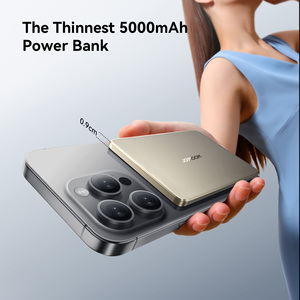 Sạc dự phòng mini JOYROOM 5000mAh siêu mỏng, tích hợp sạc không dây từ tính, vỏ kim loại, sử dụng pin LI-Polymer - Product Image 4