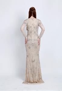 Vestido largo de alta calidad, Elegante ropa de noche con bordado, perfecto para bodas y fiestas - Product Image 3