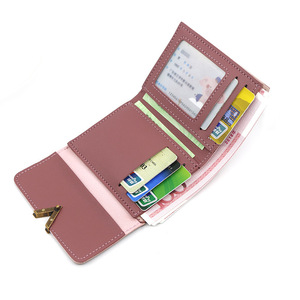 Travel Designer Luxury PU Leather Purse Custom Money Clip Ladies <b>Wallet</b> - Product Image 3