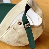 Sombrero de camionero de lona, gorra de béisbol ajustable de 5 paneles bordada en dos tonos, gorra Retro Vintage, sombrero de campo occidental