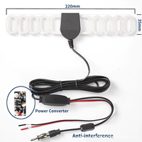 Câble ultra-haute fréquence 5m antenne de télévision numérique intérieure FM/AM Booster récepteur de ISDB-T DVB-T monté sur voiture connecteur SMA câble de 3m"