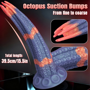 Scarletsin D-7-3 Flüssigsilikon <span class=keywords><strong>Anal</strong></span>-Dildos Weiche G-Punkt-Spielzeuge für Männer und Frauen Tentakel-Fantasy Analsex-Spielzeuge Größe L - Product Image 5