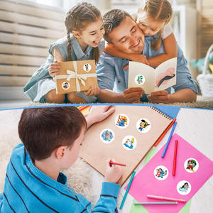 Vendita calda 500 pezzi adesivi adesivi bianchi come la neve simpatici <span class=keywords><strong>etichette</strong></span> di tenuta <span class=keywords><strong>per</strong></span> bambini regali <span class=keywords><strong>per</strong></span> feste di compleanno fatti da te direttamente in fabbrica - Product Image 5