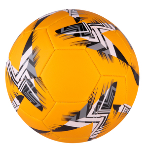 Made in Vietnam Wholesale Custom Logo Orange <b>Matte</b> PVC Soccer Ball Size 5 Machine Stitched Durable Football Ballon de football - Product Image 1