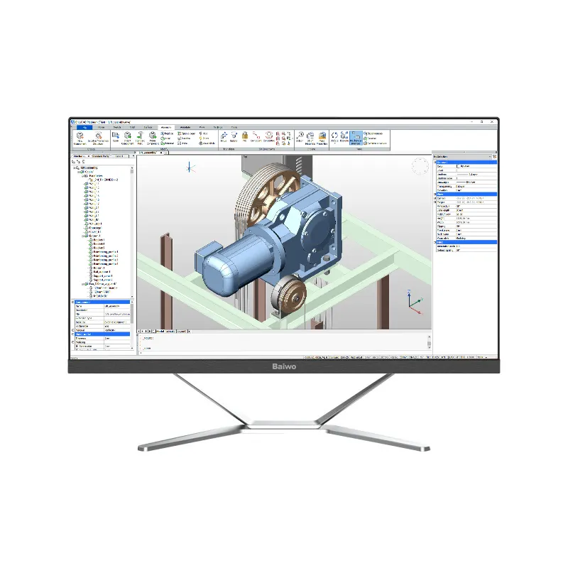Pemetaan Teknik Konfigurasi Tinggi Gambar Desainer Desktop Semua Dalam Satu Perangkat Lunak Banyak 2D/3D Tersedia