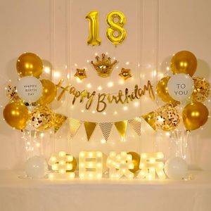 Ballons en aluminium numérique écologiques or et argent de 16/32/40 pouces, chiffres 0-9, pour anniversaires, Saint-Valentin, remise de diplômes - Product Image 5