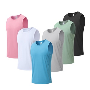 Chaleco Deportivo de Verano para Hombre, 100% Poliéster, Secado Rápido, Sin Mangas, para Gimnasio, Ejercicio, Deporte, Correr - Product Image 6