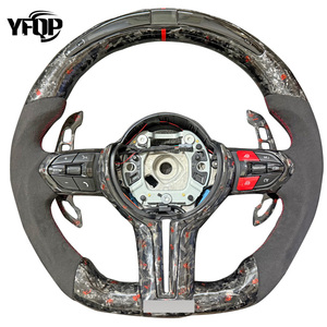 Apto para <span class=keywords><strong>volante</strong></span> BMW Serie G para actualizar F30 F10 m3 m5 m2 M4 M6 X5 X6 Plug and <span class=keywords><strong>Play</strong></span> <span class=keywords><strong>volante</strong></span> de carbono de cuero personalizado - Product Image 5