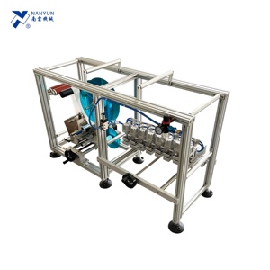 Web streç Film için tarih baskı ile NY-816 düz üst yüzey etiketleme makinesi mendil çantası sarma çözme geriye sarma makinası - Product Image 5