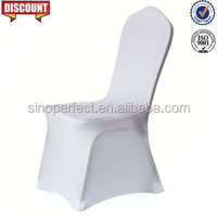 Cheap White Spandex Chair Cover for Wedding Banquet Hotel