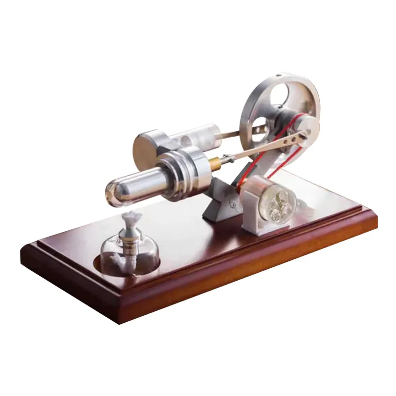 Experimental miniature stirling engine generator hot air steam engine model for sale